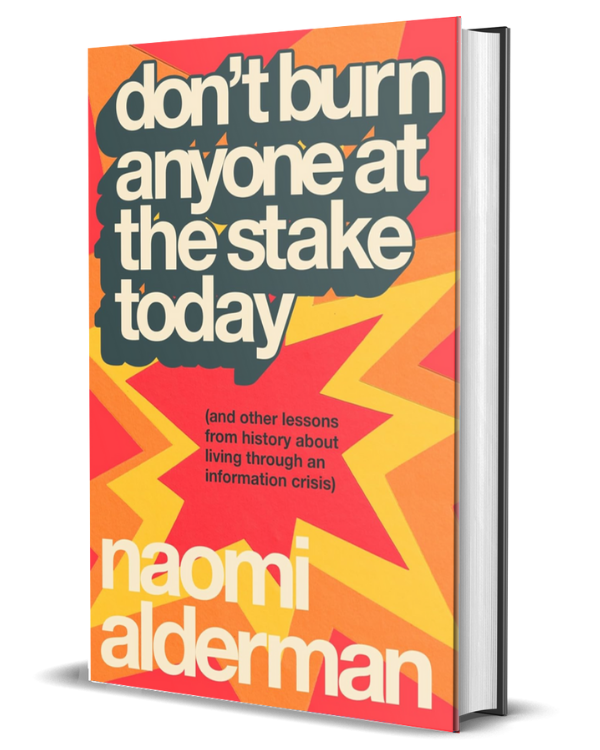 Don't Burn Anyone at the Stake Today