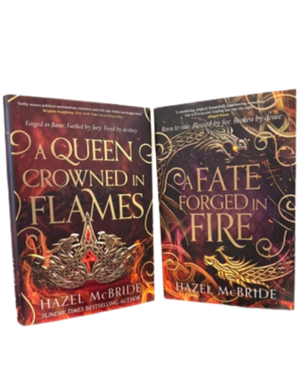 A Fate Forged in Fire & A Queen Crowned in Flames - matching number set