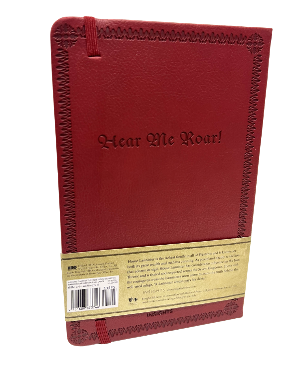 Game of Thrones - House Lannister - Ruled Notebook