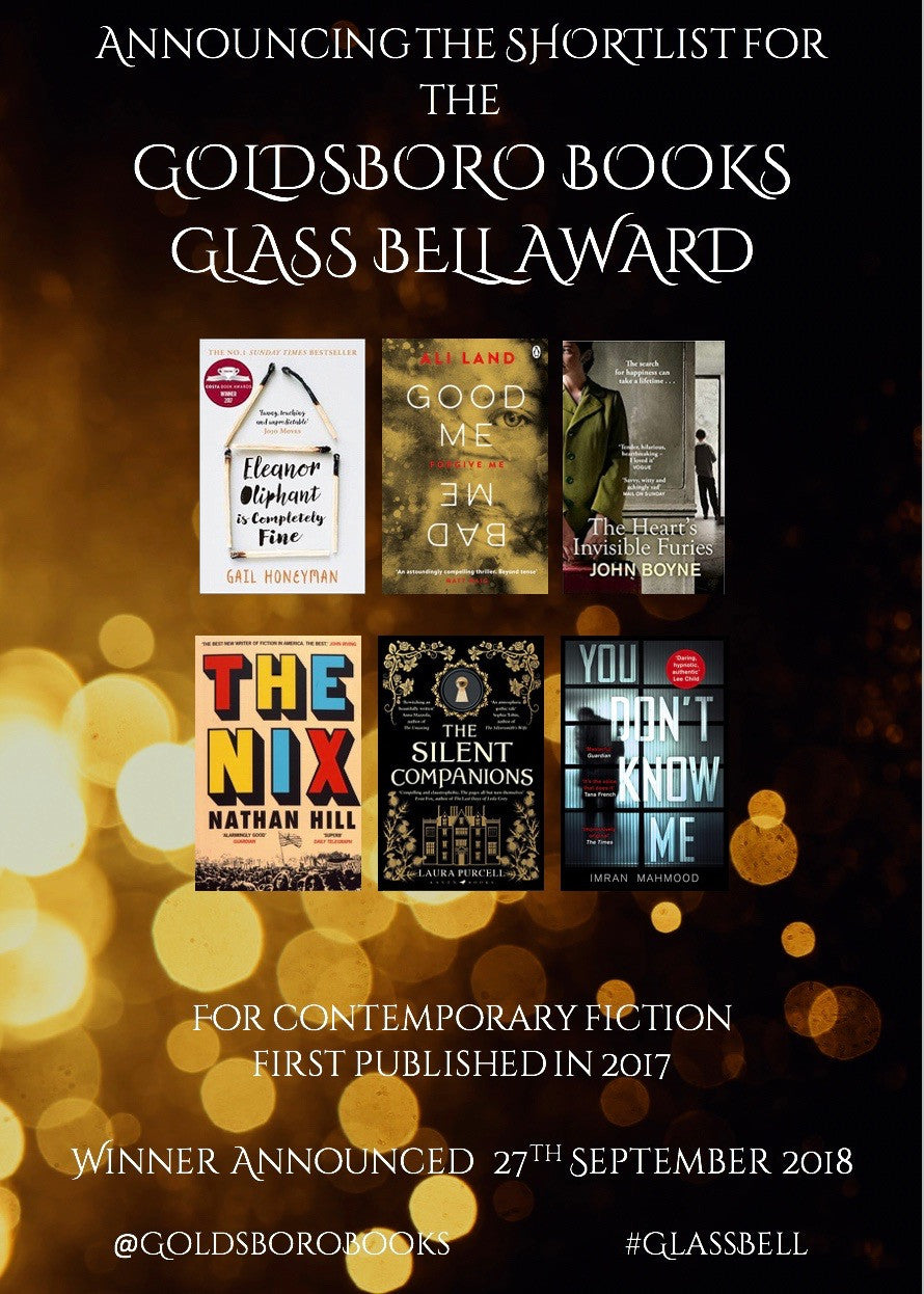 The Goldsboro Books Glass Bell Shortlist 2018
