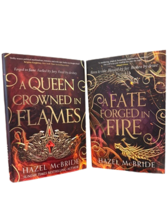 A Fate Forged in Fire & A Queen Crowned in Flames - matching number set