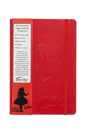 Alice’s Adventures in Wonderland Notebook with Stencilled Edge